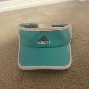 Adidas Aqua/White Logo Visor